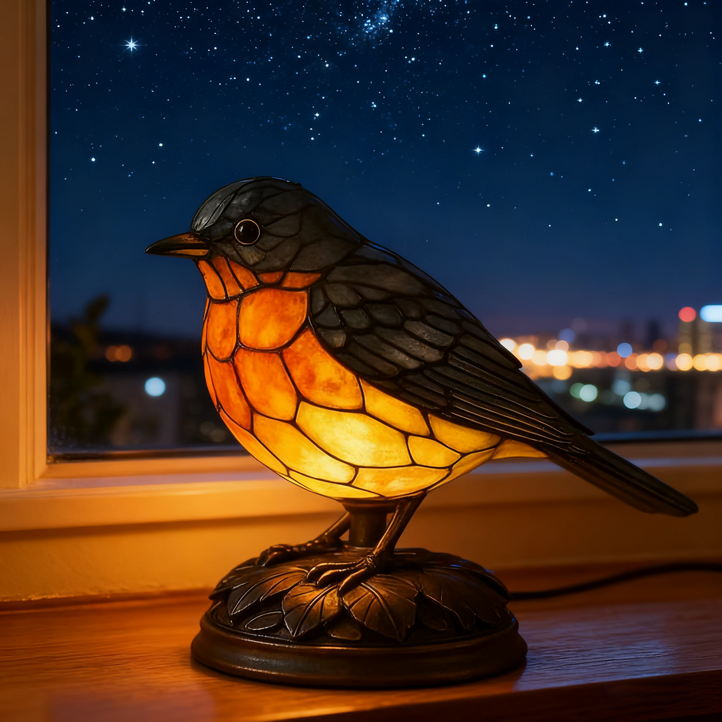 Robin Lamp – Ręcznie wykonana dekoracyjna lampa do nastrojowego oświetlenia wnętrz