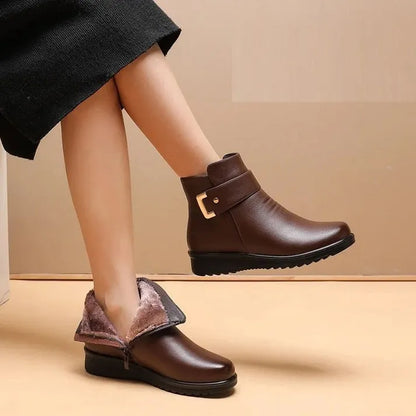 [🎉 Ekskluzywne dla członków ]Miękkie i wygodne buty damskie wykonane z prawdziwej wełny i premium skóry (wsparcie łuku stopy – ułatwia chodzenie)🔥🔥