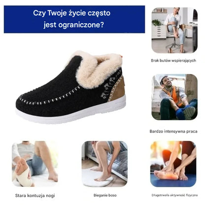 [🎉 Ekskluzywne dla członków ]Miękkie i wygodne wysokiej klasy damskie buty z wysokiej jakości kaszmiru — wsparcie łuku stopy, łatwiejsze chodzenie!🔥70% zniżki dziś – nie przegap tej okazji