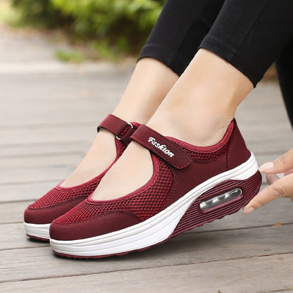 [🎉 Ekskluzywne dla członków ]👟 Obuwie ortopedyczne z poduszką powietrzną – niski krój, zapięcie na rzep, lekka i oddychająca cholewka z siateczki dla seniorów | Komfort, stabilność i chodzenie bez bólu przez cały dzień