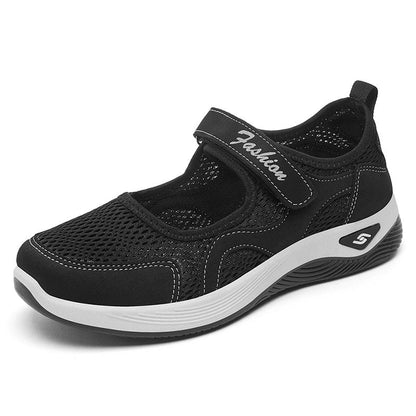 [🎉 Ekskluzywne dla członków ]👟 Ortopedyczne buty z poduszką powietrzną – niski krój, zapięcie na rzep, lekka i oddychająca siateczkowa cholewka dla seniorów | Komfortowe, stabilne i bezbolesne chodzenie przez cały dzień