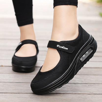 [🎉 Ekskluzywne dla członków ]👟 Obuwie ortopedyczne z poduszką powietrzną – niski krój, zapięcie na rzep, lekka i oddychająca cholewka z siateczki dla seniorów | Komfort, stabilność i chodzenie bez bólu przez cały dzień