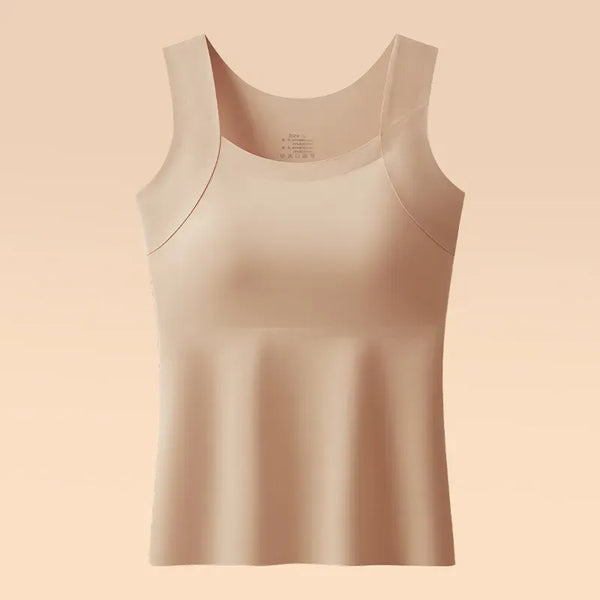 ✨ Damski wyszczuplający top bez rękawów z wbudowanym biustonoszem – komfort przez cały dzień bez stanika 👚 (🔥 Tylko przez ograniczony czas 50% zniżki)