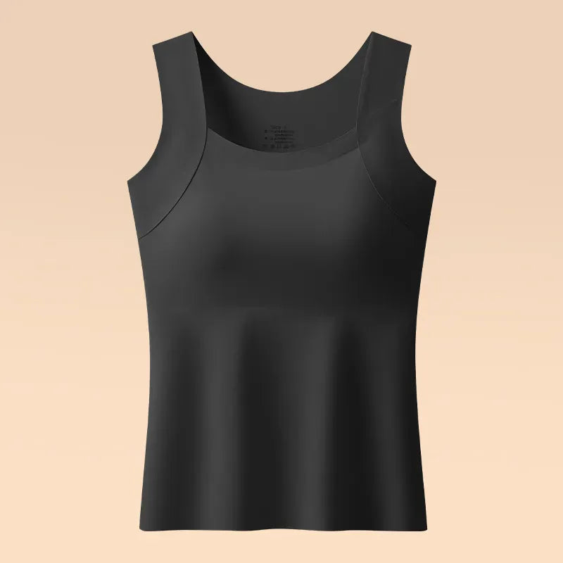 ✨ Damski wyszczuplający top bez rękawów z wbudowanym biustonoszem – komfort przez cały dzień bez stanika 👚 (🔥 Tylko przez ograniczony czas 50% zniżki)