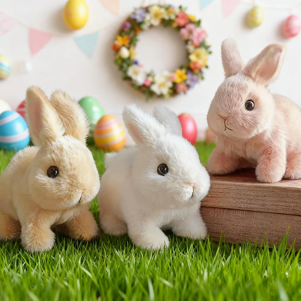 Skaczący i biegający królik, który przynosi mnóstwo radości i zabawy dzieciom 🎀