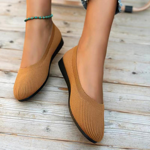 Lekkie dzianinowe buty wsuwane – komfort na każdym kroku 🌸