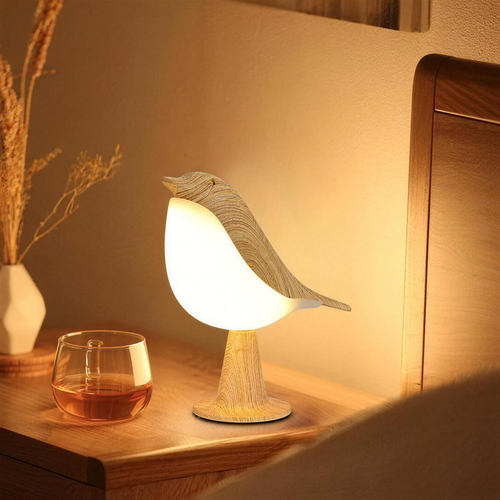 Artystyczna lampa ptak – miękkie światło i wbudowany dyfuzor zapachowy